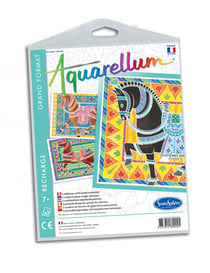 Recharge Aquarellum grand modèle - Chevaux