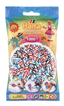 Sachet de perles Hama - 5 mm - bicolores - 1000 perles