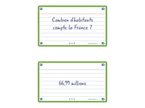 80 flashcards - 7,5 x 12,5 cm - Flash 2.0 Oxford - Ligné - cadre vert