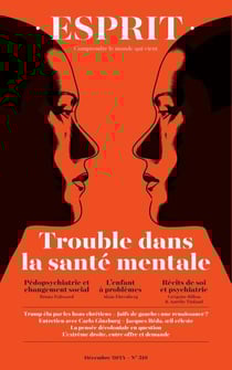 Esprit - Trouble dans la santé mentale - Décembre 2024