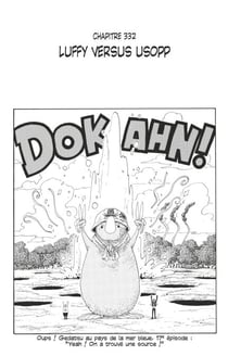 One Piece édition originale - Chapitre 332 - Luffy versus Usopp