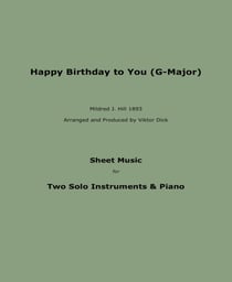 Happy Birthday to You (Trio G-Major) - Sheet Music for Two Solo Instruments & Piano