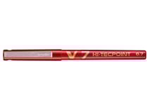 Stylo roller Pilot - Hi-Tecpoint V7 - Rouge - Pointe moyenne