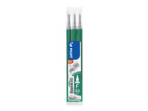 Lot de 3 recharges encre effaçable Pilot - FriXion Point - Vert - Pointe fine