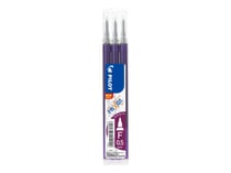 Lot de 3 recharges encre effaçable Pilot - FriXion Point - Violet - Pointe fine