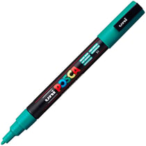 Marqueur Posca - Pointe conique fine - Vert émeraude - PC3M