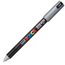 Marqueur Posca - Pointe calibrée extra-fine - Argent - PC1MR