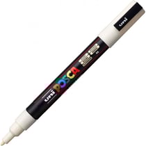 Marqueur Posca - Pointe conique fine - Ivoire - PC3M
