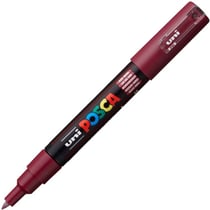 Marqueur Posca - Pointe conique extra-fine - Lie de vin - PC1MC