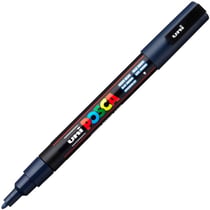 Marqueur Posca - Pointe conique fine - Bleu marine - PC3M