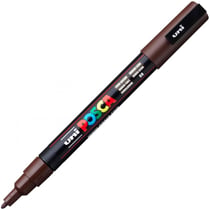 Marqueur Posca - Pointe conique fine - Marron foncé - PC3M