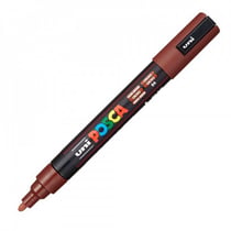 Marqueur Posca - Pointe conique moyenne - Cacao - PC5M
