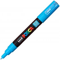 Marqueur Posca - Pointe conique extra-fine - Bleu clair - PC1MC