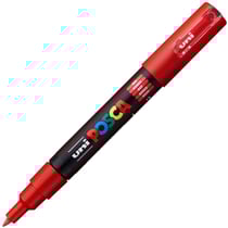 Marqueur Posca - Pointe conique extra-fine - Rouge - PC1MC