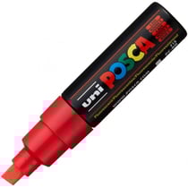 Marqueur Posca - Pointe large - Rouge fluo - PC8K