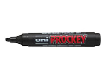 Marqueur - Noir - Prockey - Pointe biseautée - Uni-ball