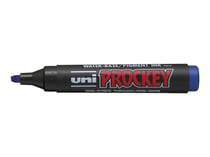 Marqueur - Bleu - Prockey - Pointe biseautée - Uni-ball
