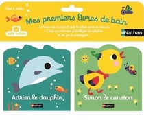 Mes premiers livres de bain : Simon le caneton - Adrien le dauphin