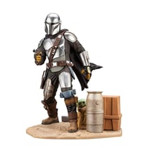 Figurine - The Mandalorian - Mandalorian and the child - 26 cm