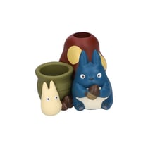 Figurine pot à crayons Ghibli - Mon Voisin Totoro - Totoro bleu & blanc