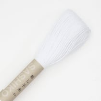 Fil à broder Olympus - Sashiko - Blanc