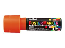 Marqueur poster Tempera 30mm - Orange fluo