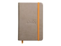 CARNET 9X14 192P LIGNE TAUPE