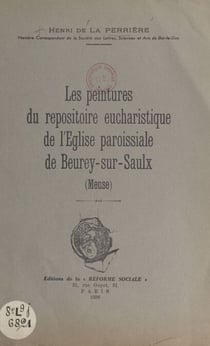 Les peintures du repositoire eucharistique de l'église paroissiale de Beurey-sur-Saulx (Meuse)