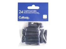 Lot de24 cartouches d'encre courtes - Bleu - Cultura