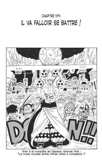 One Piece édition originale - Chapitre 474 - Il va falloir se battre !