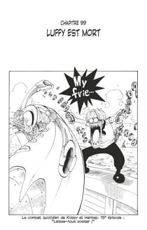 One Piece édition originale - Chapitre 99 - Luffy est mort
