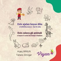 Evîn ajalan boyax dike û KURDÎ(Kurmancî) - Îtalî fêr dibe - Evin colora gli animali e impara il curdo (kurmanji) e l'Italiano