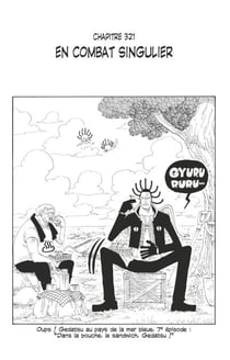 One Piece édition originale - Chapitre 321 - En combat singulier