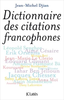 Dictionnaire des citations francophones