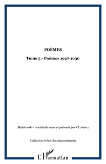 Poèmes - Tome 5 - Poèmes 1927-1930