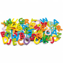 83 lettres Magnetic's en bois