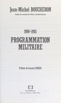 Programmation militaire : 1990-1993