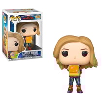 Figurine Funko POP! - Captain Marvel - Captain Marvel With Lunch Box n°444