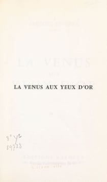 La Vénus aux yeux d'or