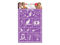 KIPIPOL Kit de pochoirs de dessin pour enfants de 63 Maroc