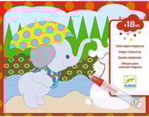 Coloriage magique - Caché dehors - Djeco