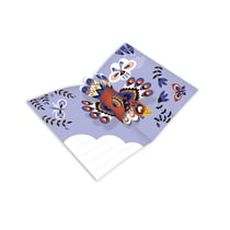 Les ateliers du calme - Kit créatif enfant - 6 cartes pop-up animaux à créer