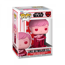 Figurine Funko POP! - Star Wars - Luke Skywalker avec Grogu (St-Valentin) n°494