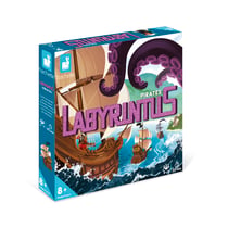 Jeux de Société Enfant - Jeu Collaboratif et de Stratégie - Labyrintus Pirates
