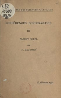 Albert Sorel - 18 Décembre 1942