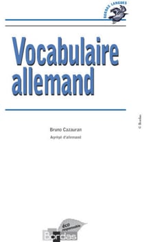 Bordas Langues-Vocabulaire allemand