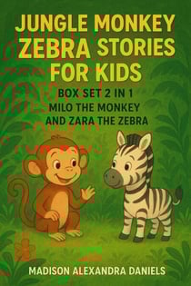 Jungle Monkey Zebra Stories for Kids Box Set 2 in 1 Milo the Monkey And Zara the Zebra