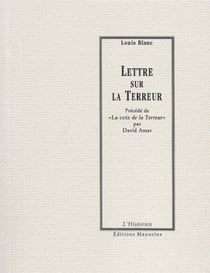 Lettre sur la terreur - précédé de LA VOIX DE LA TERREUR