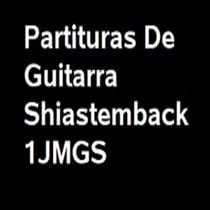 Partituras de Guitarra Shiastemback 1JMGS - Libro de Partituras de Guitarra