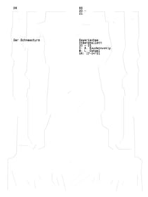 Der Schneesturm - Programmbuch